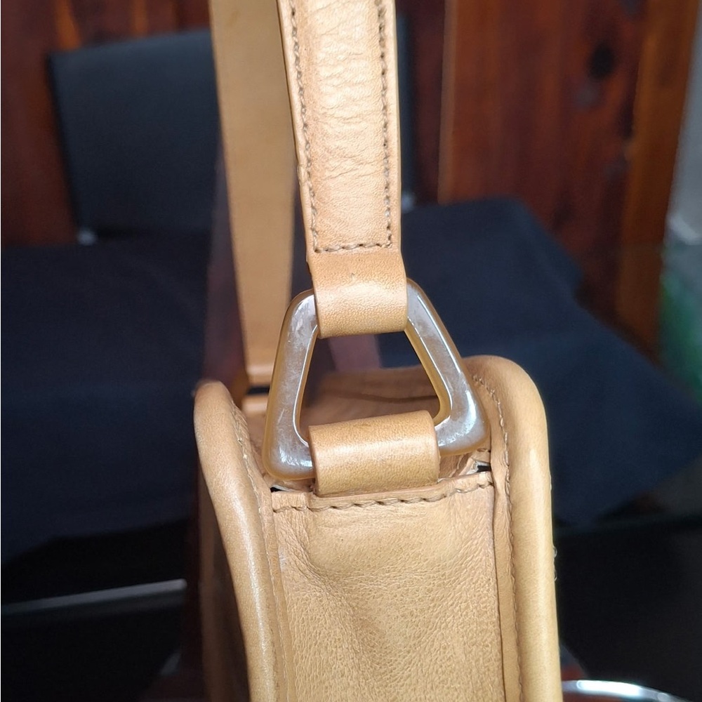 Cole Haan Tan Leather Women's Shoulder Bag Vintage - Picture 4 of 16
